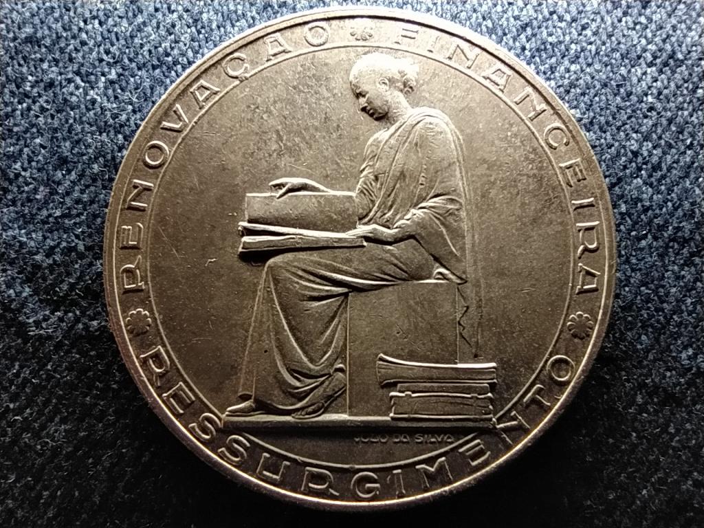 Portugália Pénzügyi helyreállítás .800 ezüst 20 Escudo 1953