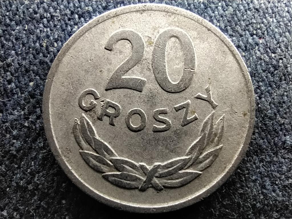 Lengyelország 20 groszy 1965 MW