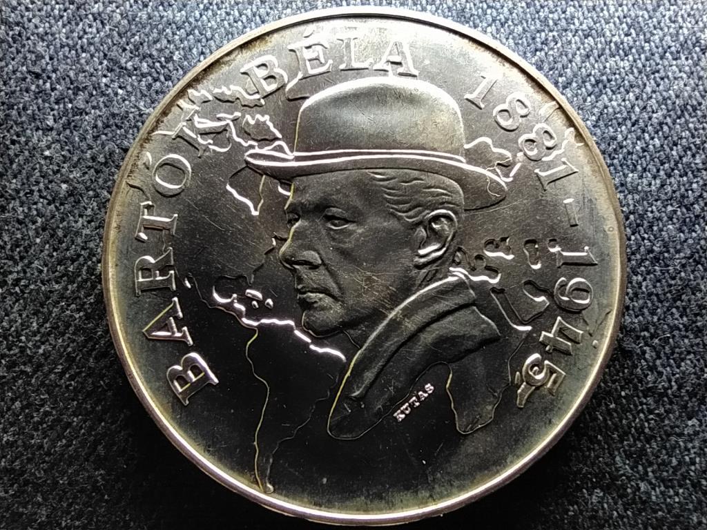 Bartók Béla ezüst 500 Forint 1981 BP BU
