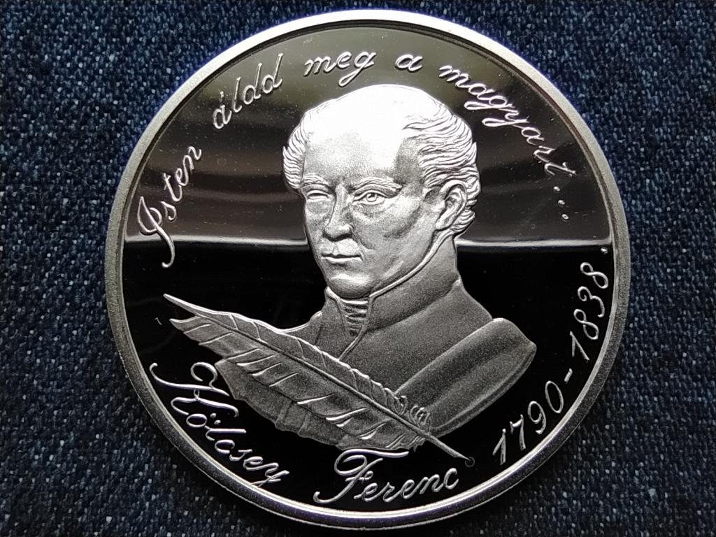 Kölcsey Ferenc születésének 200. évfordulója .900 ezüst 500 Forint 1990 BP PP