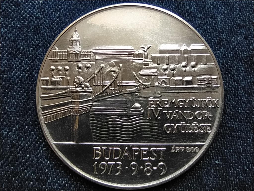 MÉE Budapesti Csoport IV. Vándorgyűlés 1973 ezüst érem