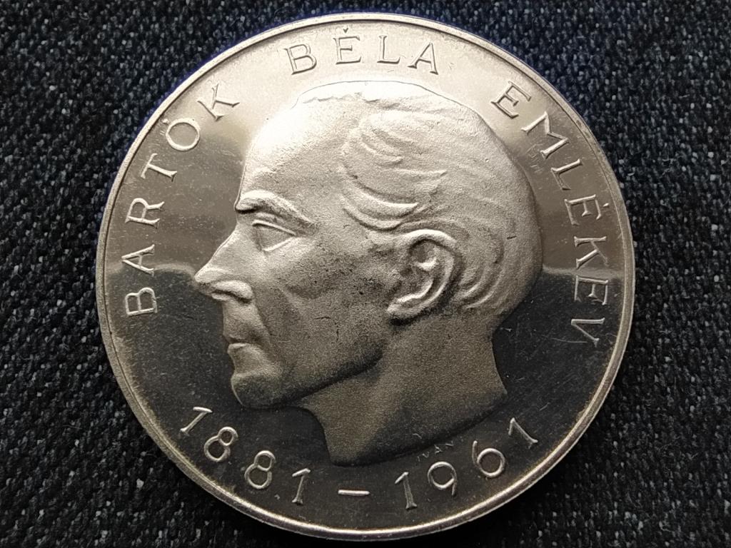 Bartók Béla .750 ezüst 25 Forint 1961 BP BU