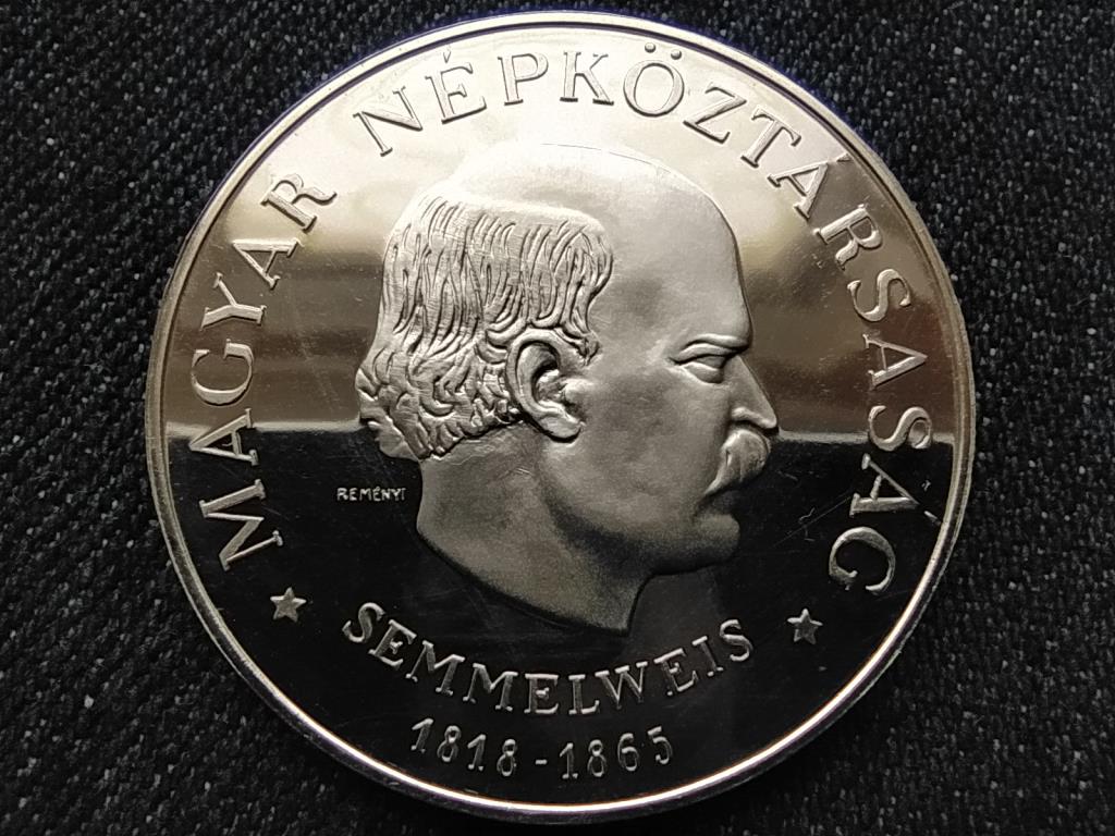 150 éve született Semmelweis Ignác .640 ezüst 50 Forint 1968 BP PP