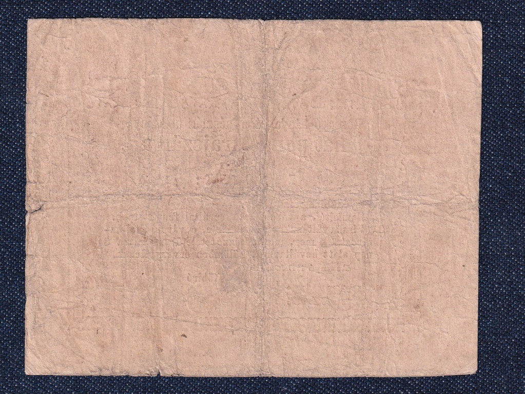 Rozsnyó 6 Pengő Krajczárra bankjegy 1849