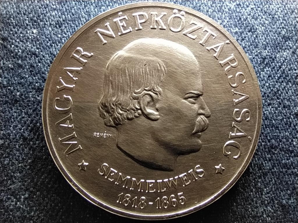 Semmelweis Ignác emlékérme-sorozat ezüst 100 Forint 1968 BP BU