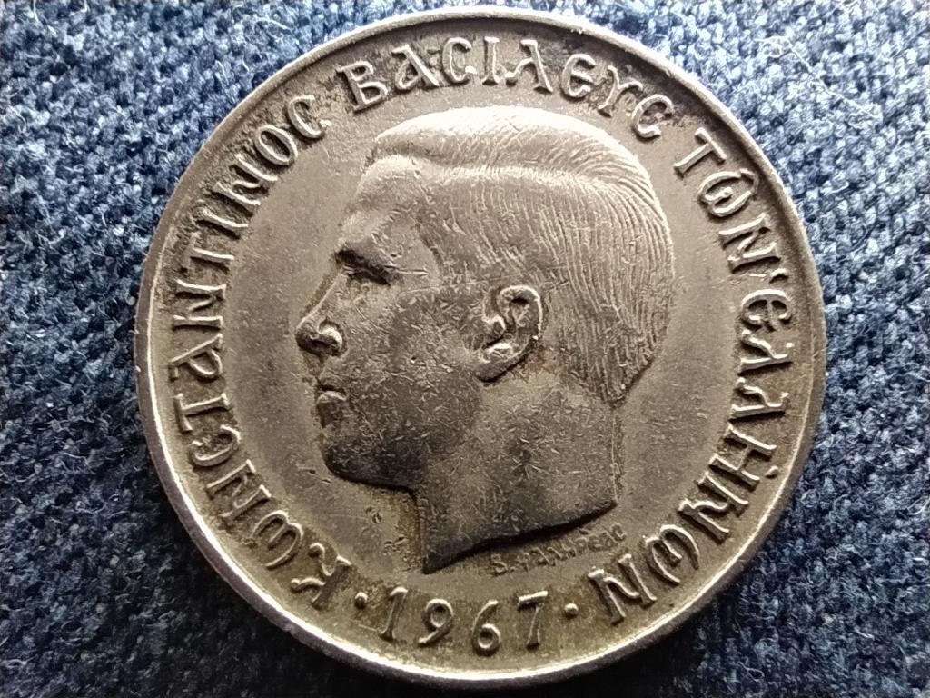 Görögország II. Konstantin (1964-1973) 2 drachma 1967