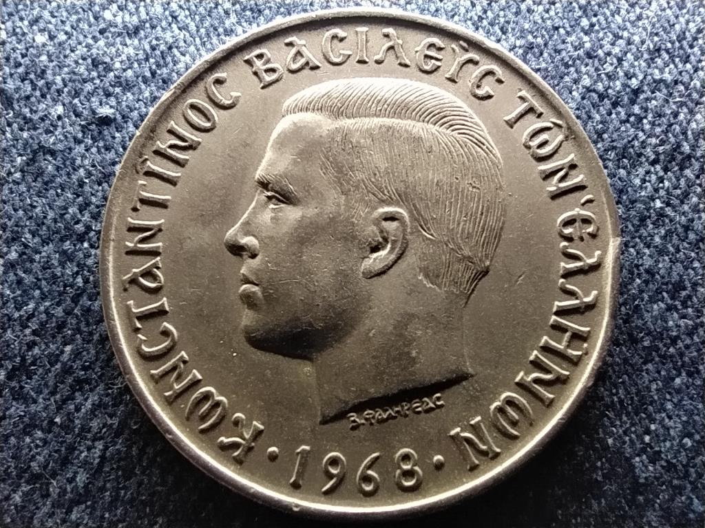 Görögország II. Konstantin (1964-1973) 10 drachma 1968