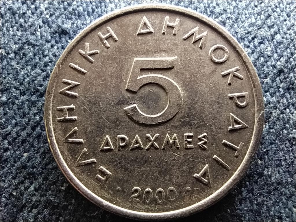 Görögország Arisztotelész 5 drachma 2000