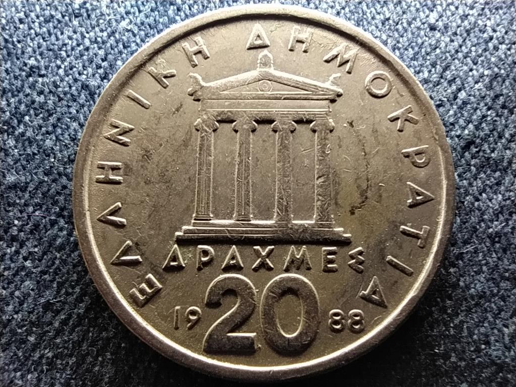 Görögország Parthenon Periklész 20 drachma 1988