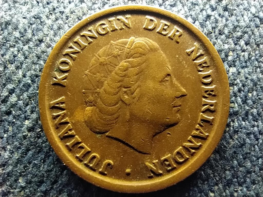 Hollandia I. Julianna (1948-1980) 1 Cent 1954