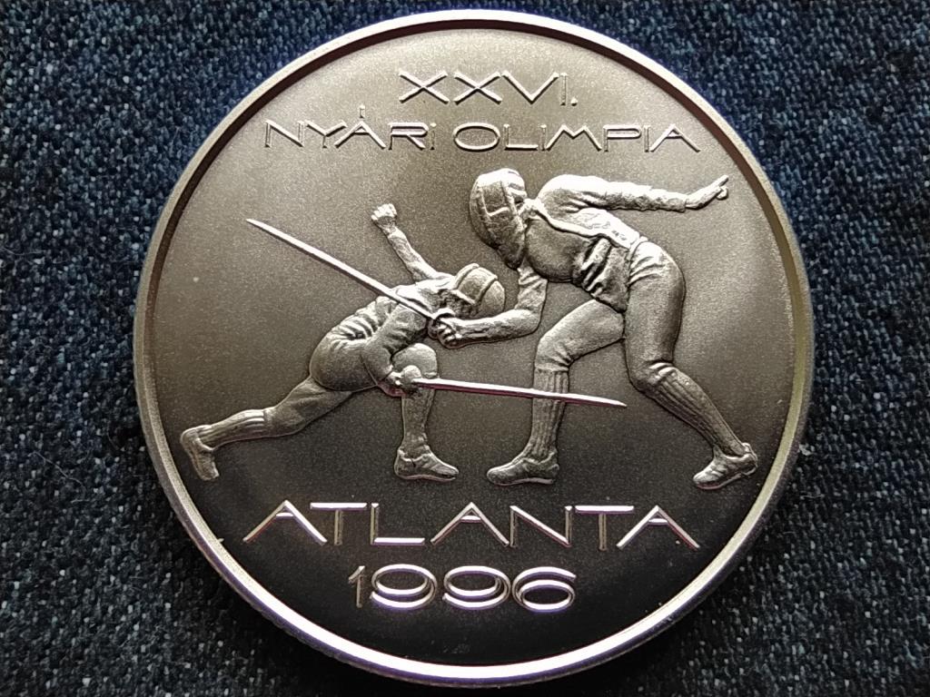 XXVI. Nyári olimpia - Atlanta (vívás) ezüst 1000 Forint 1995 BP BU