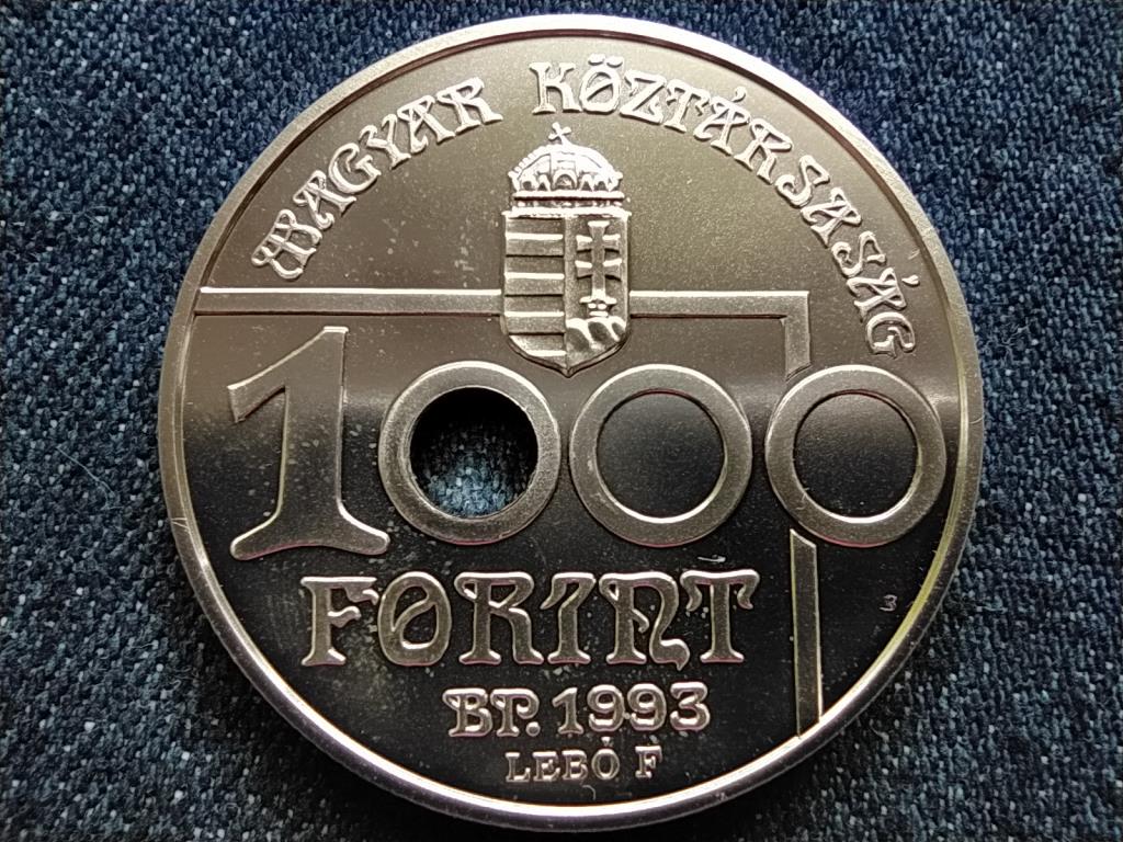 1994-es Labdarúgó VB USA .925 ezüst 1000 Forint 1993 BP BU