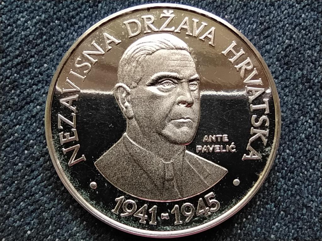 Horvátország Az UHRO 50. évfordulója ezüst 100 kuna 1979