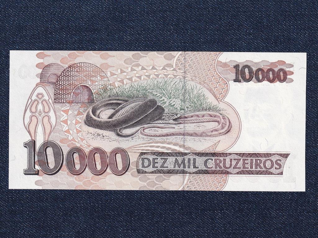 Brazília 10000 cruzeiro bankjegy 1991
