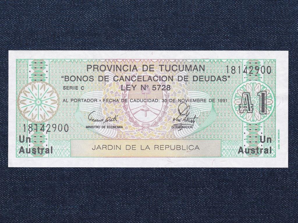Argentína 1 austral szükségpénz 1991
