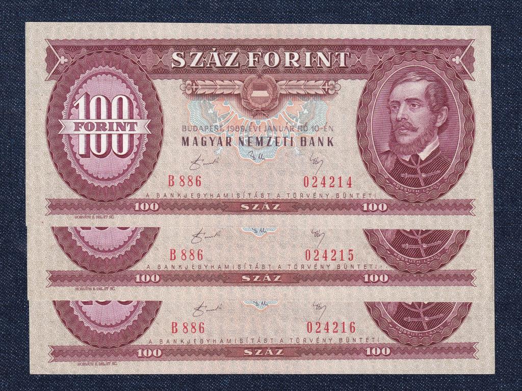 Harmadik Köztársaság (1989-napjainkig) 100 Forint bankjegy 1992 Sorszámkövető
