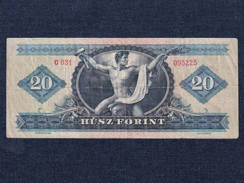 Népköztársaság (1949-1989) 20 Forint bankjegy 1965