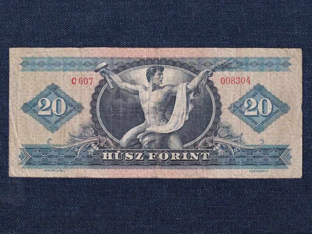 Népköztársaság (1949-1989) 20 Forint bankjegy 1965