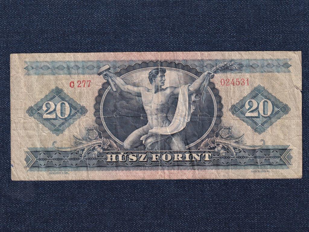 Népköztársaság (1949-1989) 20 Forint bankjegy 1962 Ritkább