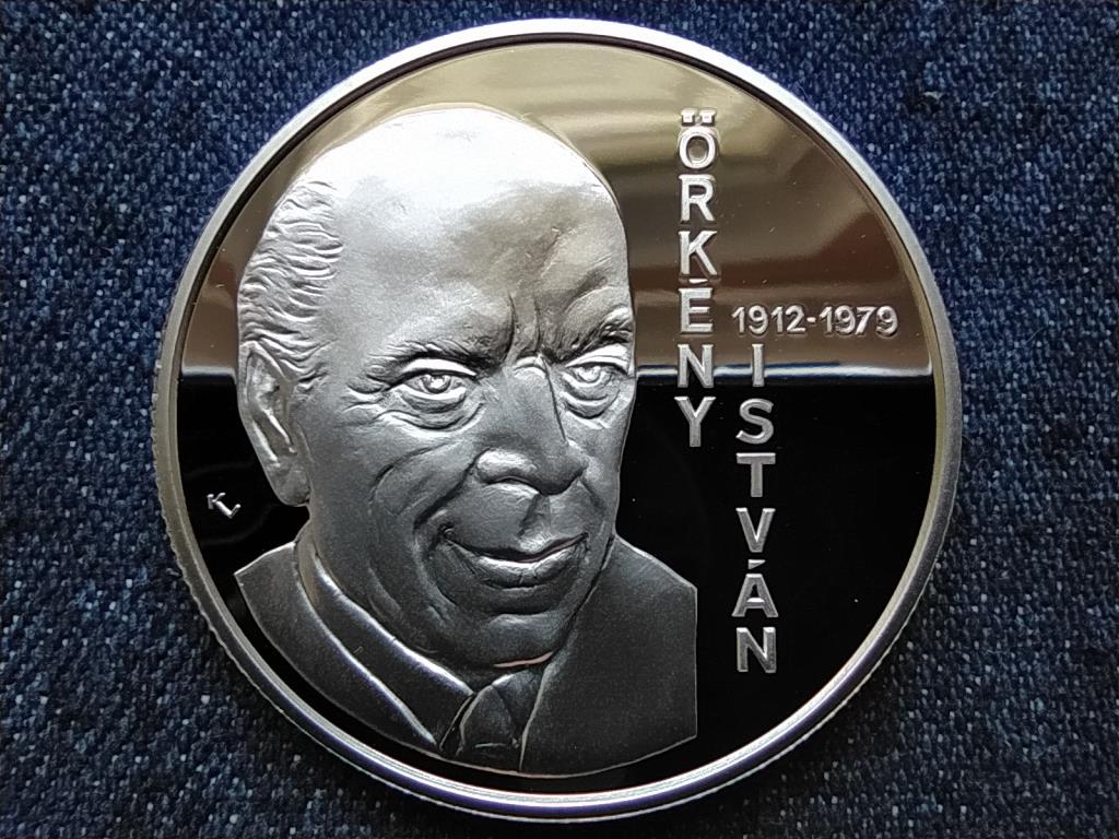 Örkény István .925 ezüst 5000 Forint 2012 BP PP