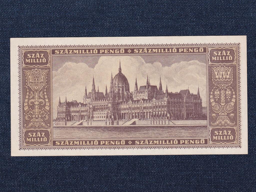 Háború utáni inflációs sorozat (1945-1946) 100 millió Pengő bankjegy 1946 UNC