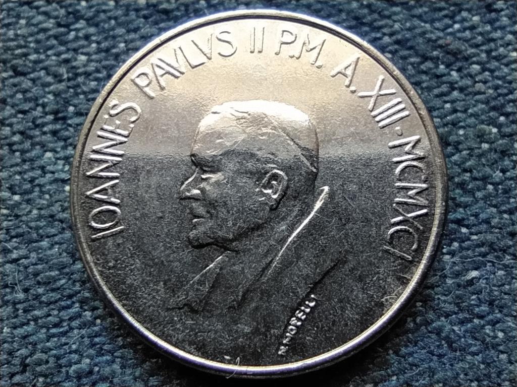 Vatikán II. János Pál 100 líra 1991 R