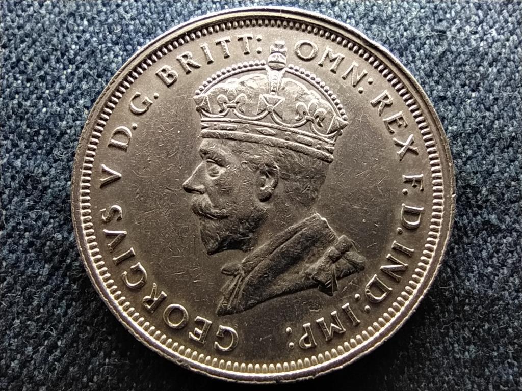 Ausztrália V. György .925 ezüst 1 Florin 1927