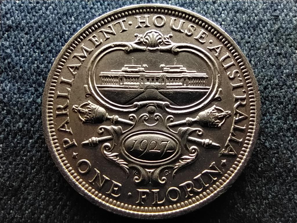 Ausztrália V. György .925 ezüst 1 Florin 1927