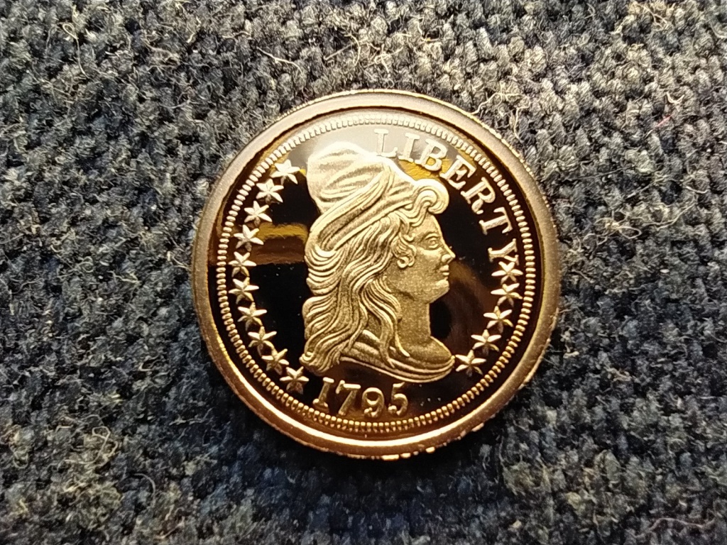 USA Liberty dollár 1795 .585 arany másolat