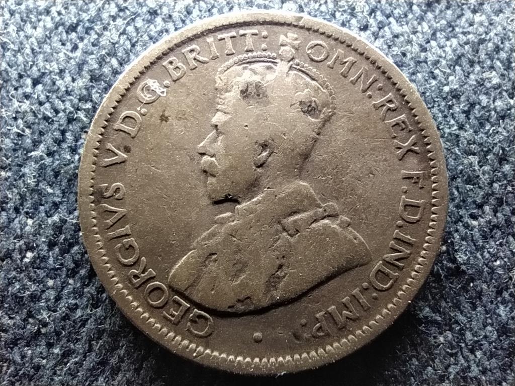 Ausztrália V. György .925 ezüst 6 Pence 1926