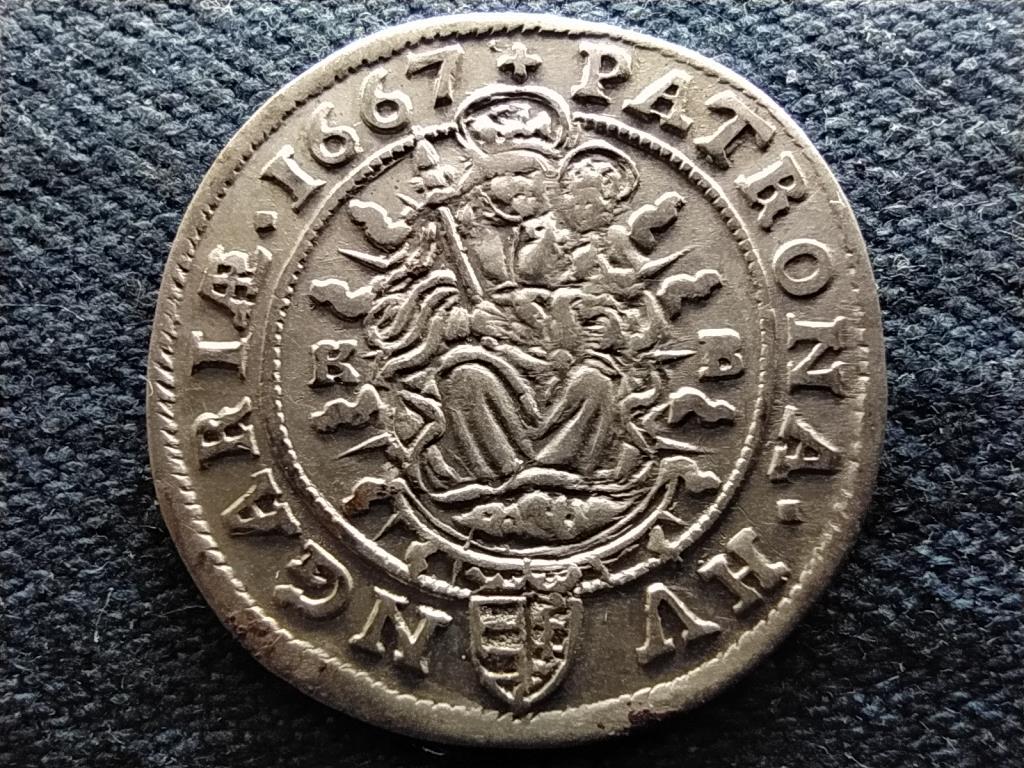 I. Lipót (1657-1705) ezüst 6 Krajcár 1667 KB 