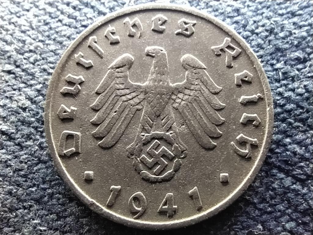 Németország Horogkeresztes 5 birodalmi pfennig 1941 B