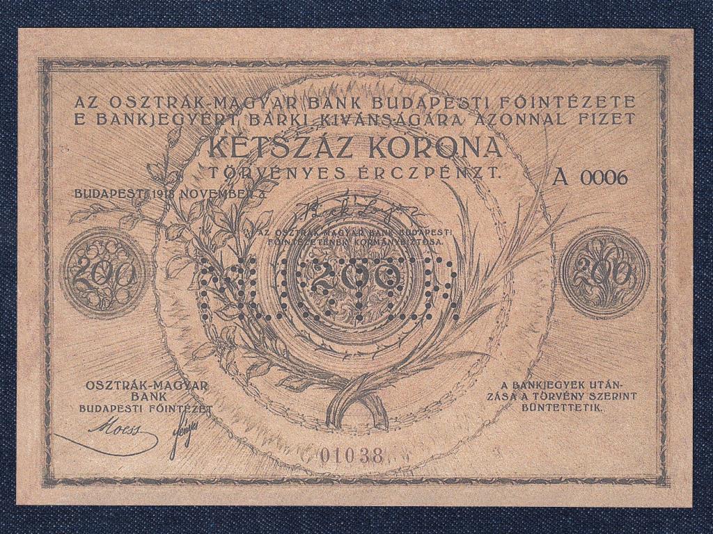 Magyarország 200 Korona 1918 Fantázia bankjegy