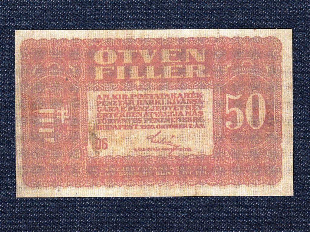 Magyarország Ötven Fillér 1920 Fantázia bankjegy