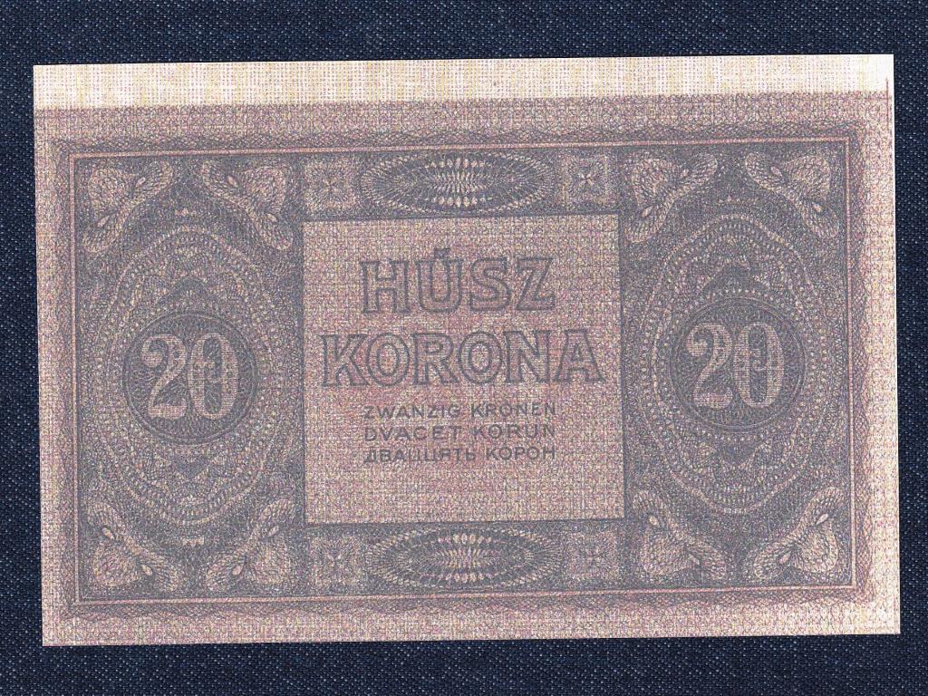 Pénztárjegy (1919-1920) 20 Korona bankjegy 1919 Replika