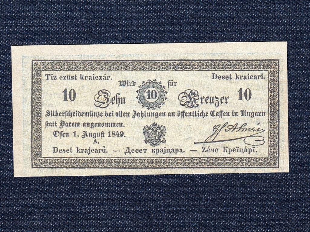 Ausztria Tíz Krajcár 1849 fantázia bankjegy