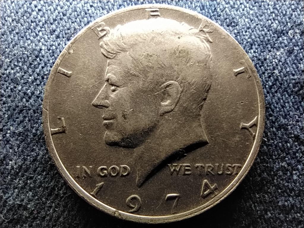 USA Kennedy half dollar 1/2 Dollár 1974