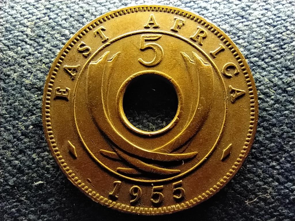 Kelet-Afrika II. Erzsébet (1952-1963) 5 cent 1955