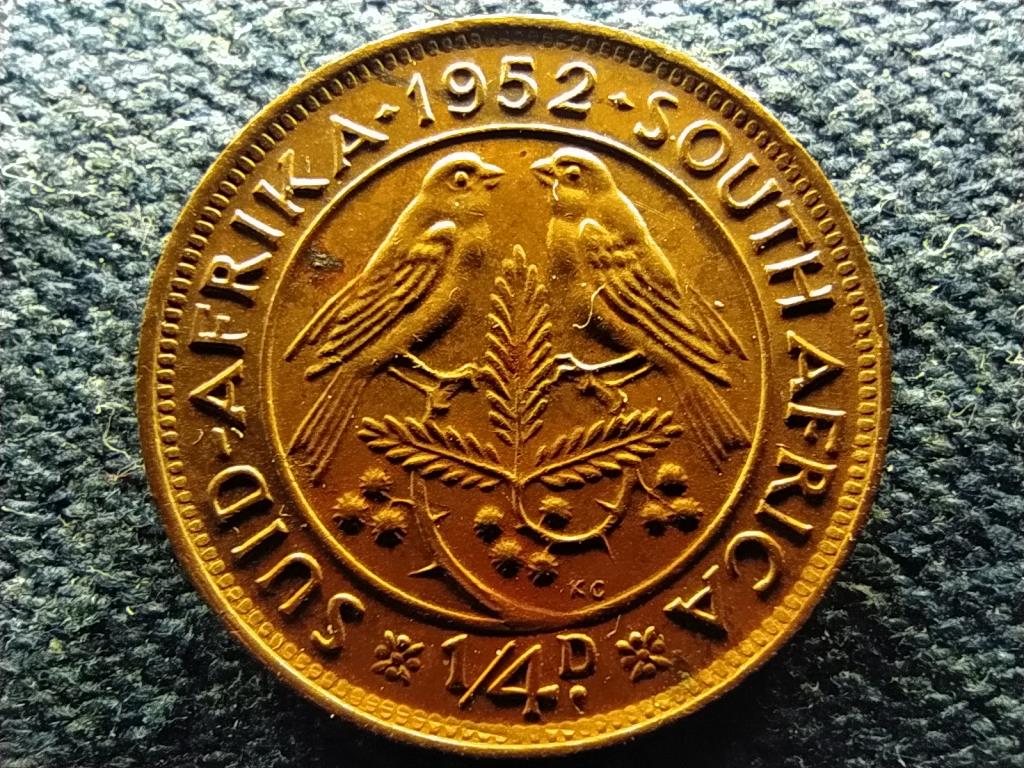 Dél-Afrikai Köztársaság VI. György 1/4 Penny 1952