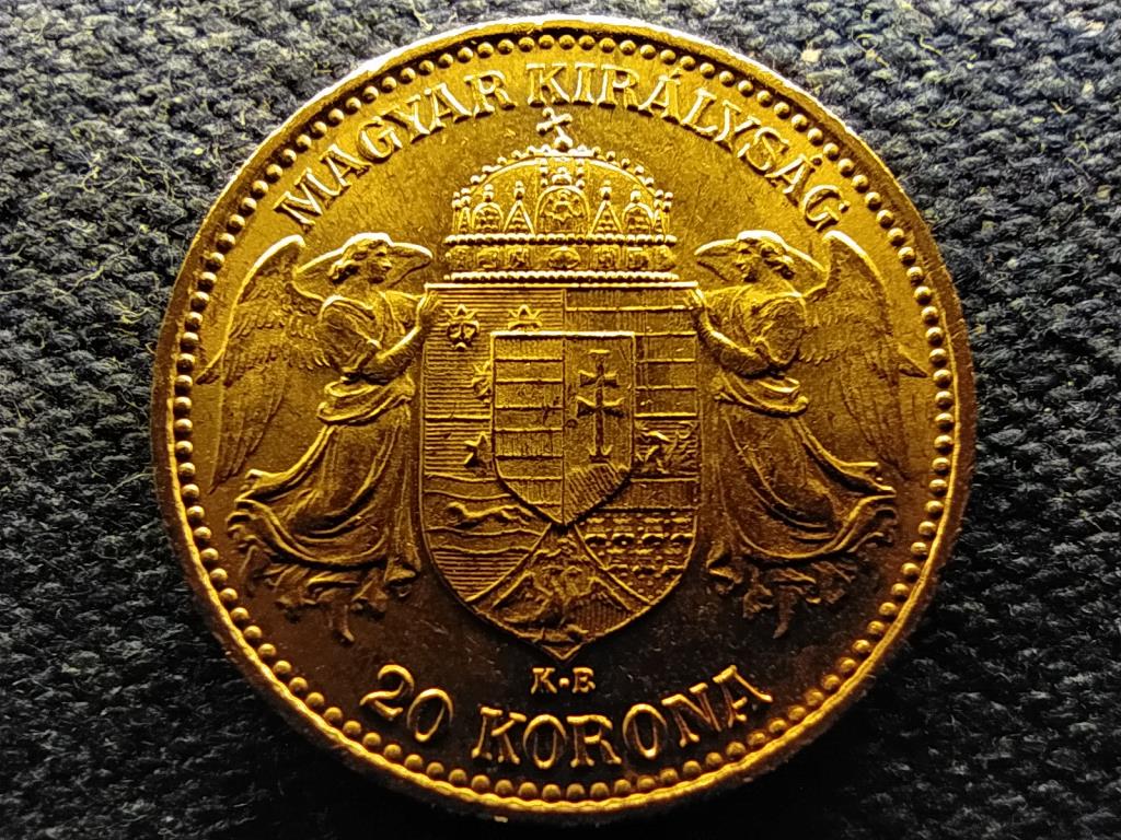 Osztrák-Magyar .900 arany 20 Korona 6,775g 1896 KB