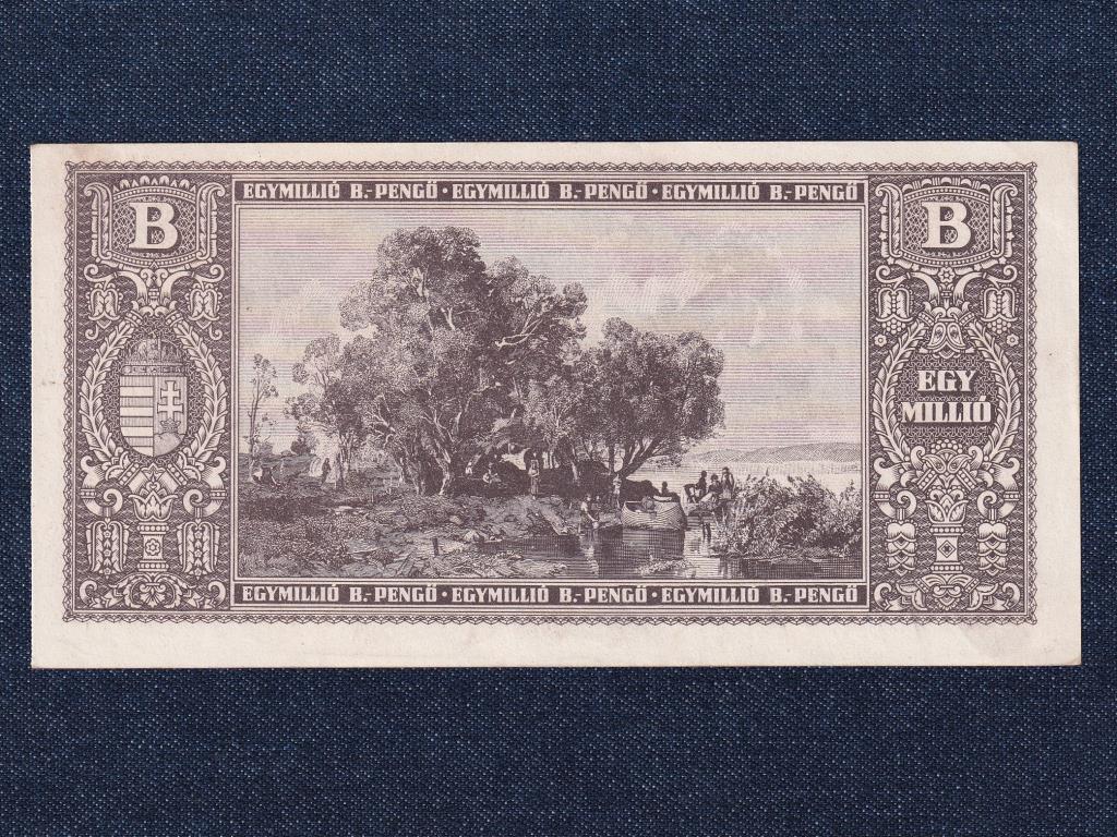 Háború utáni inflációs (1945-1946) 1 millió B.-pengő bankjegy 1946 HAJTATLAN