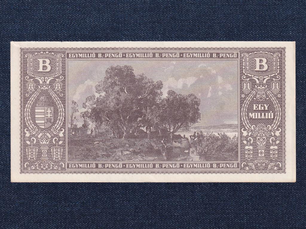 Háború utáni inflációs (1945-1946) 1 millió B.-pengő bankjegy 1946 HAJTATLAN