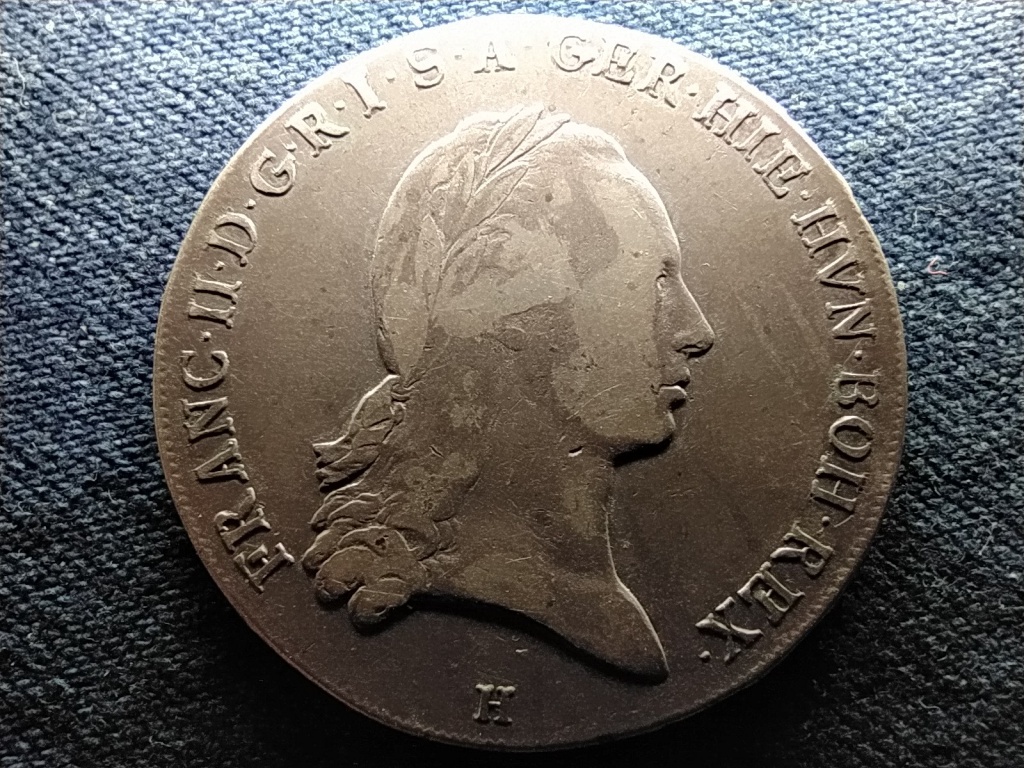 Osztrák Németalföld II. Ferenc (1792-1835) .873 ezüst 1 koronatallér 1795 H