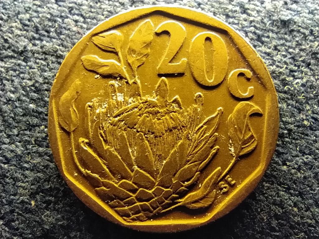 Dél-Afrikai Köztársaság Suid-Afrika 20 Cent 1992