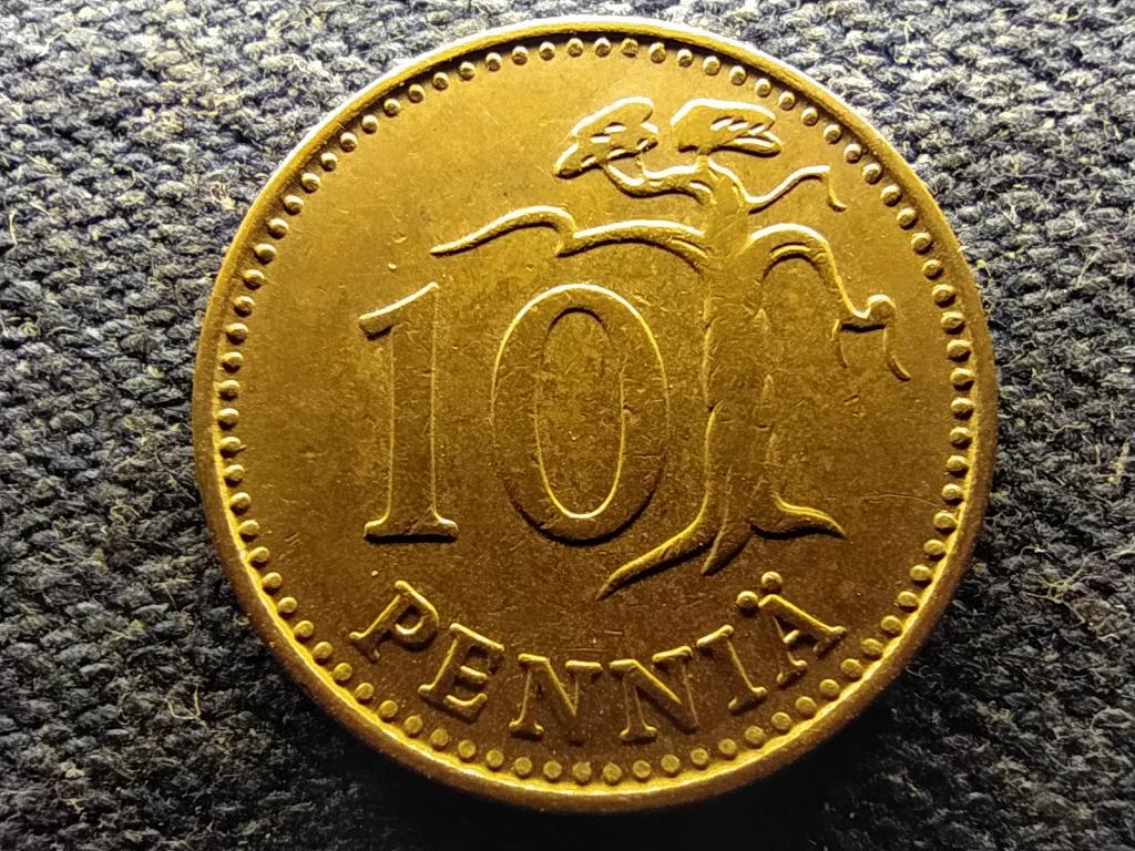 Finnország oroszlán 10 penni 1979 K
