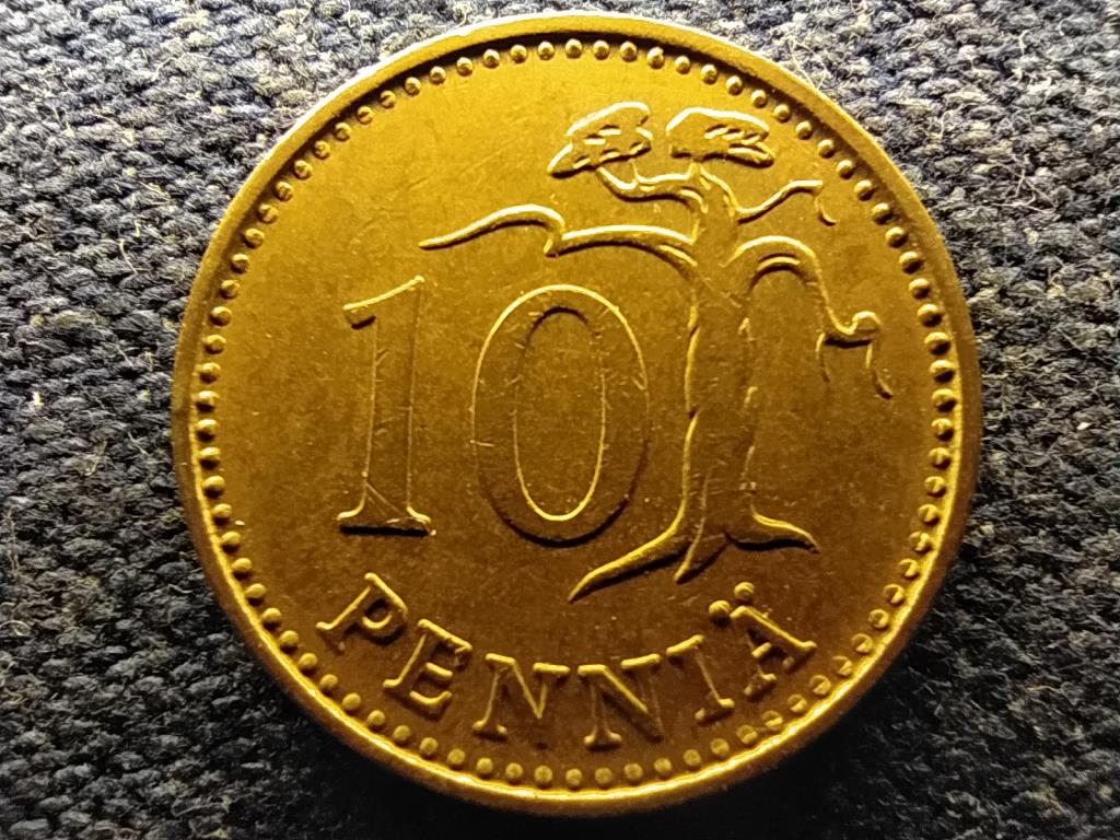 Finnország oroszlán 10 penni 1978 K