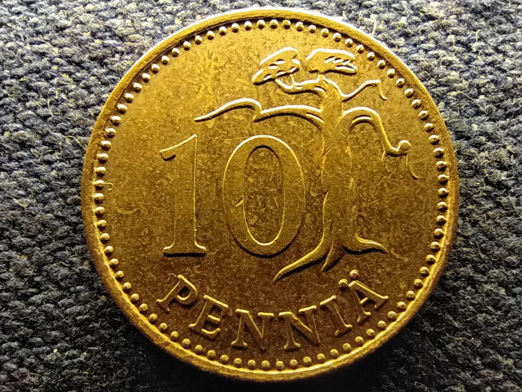 Finnország oroszlán 10 penni 1975 S