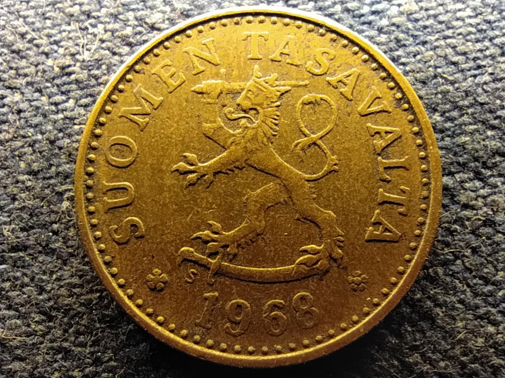 Finnország oroszlán 10 penni 1968 S