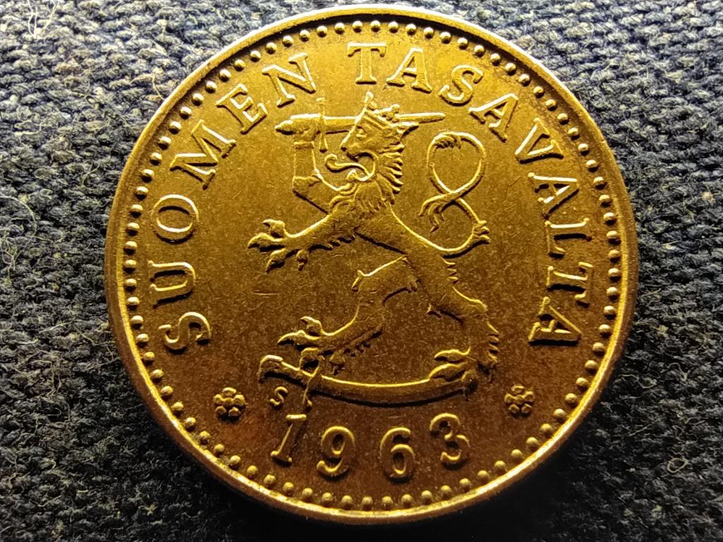 Finnország oroszlán 10 penni 1963 S