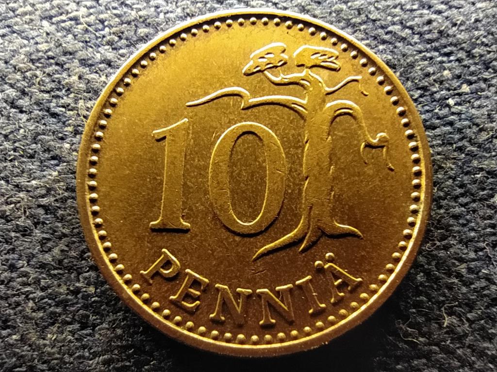 Finnország oroszlán 10 penni 1963 S